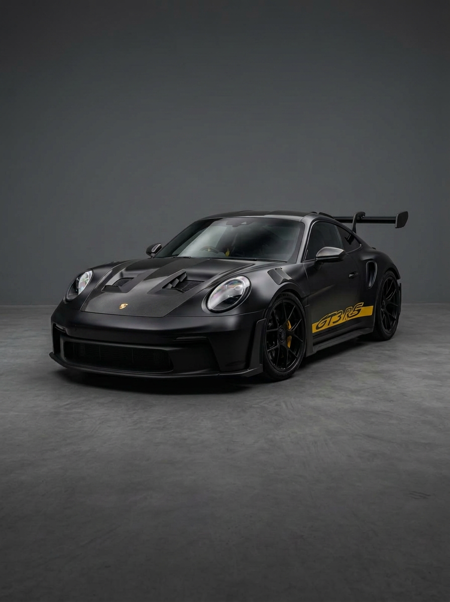 Porsche 911 GT3RS — Matte Black